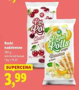Lidl Rurki nadziewane oferta