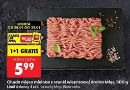 Biedronka Chude mięso mielone z szynki wieprzowej Kraina Mies , 500 g oferta