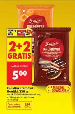 Biedronka Ciastka kremówki Bonitki, 330 g oferta