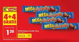 Biedronka WAFLE MEGA GRZEŚKI, 48 G oferta