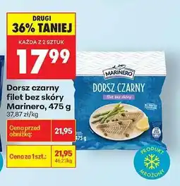 Biedronka Dorsz czarny Filet bez skóry Marinero, 475 g oferta