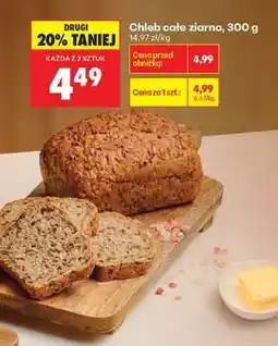 Biedronka Chleb cale ziarno 300 g oferta