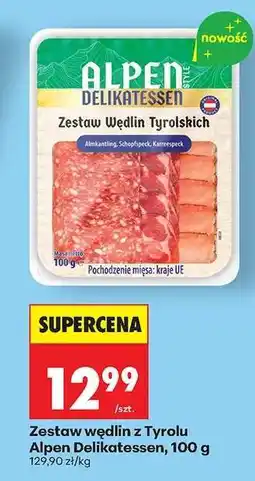 Biedronka Zestaw wędlin z Tyrolu Alpen Delikatessen, 100 g oferta