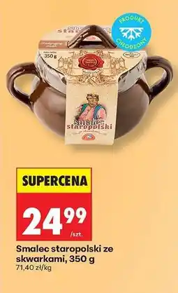 Biedronka Smalec staropolski ze skwarkami, 350 g oferta