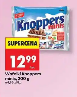 Biedronka Wafelki Knoppers minis 200 g oferta