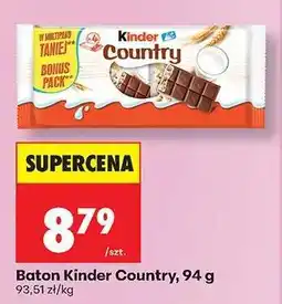 Biedronka Baton Kinder Country, 94 g oferta