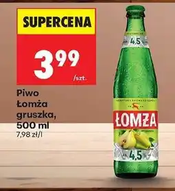 Biedronka Piwo Łomża gruszka, 500 ml oferta