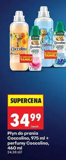 Biedronka Płyn do prania Coccolino, 975 ml + perfumy Coccolino, 460 ml oferta