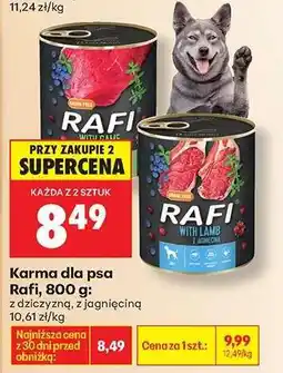 Biedronka Karma dla psa Rafi, 800 g oferta