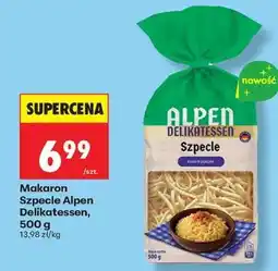 Biedronka Makaron Szpecle Alpen Delikatessen, 500 g oferta