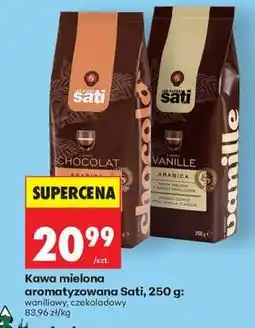 Biedronka Kawa mielona aromatyzowana Sati, 250 g oferta
