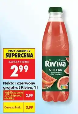 Biedronka Nektar czerwony grejpfrut Riviva, 1l oferta