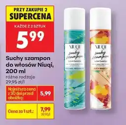 Biedronka Suchy szampon do włosów Niuqi 200 ml oferta