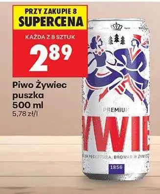 Biedronka Piwo Żywiec, puszka 500 ml oferta