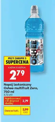 Biedronka Napój izotoniczny Oshee multifruit Zero, 750 ml oferta