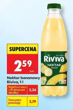 Biedronka Nektar bananowy Riviva, 1 l oferta