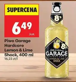 Biedronka Piwo Garage Hardcore Lemon & Lime Shock, 400 ml oferta