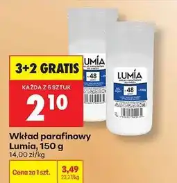 Biedronka Wkład parafinowy Lumia , 150 g oferta