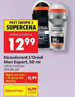 Biedronka Dezodorant L'Oreal Men Expert, 50 ml oferta