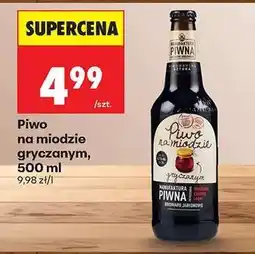 Biedronka Piwo na miodzie gryczanym , 500 ml oferta