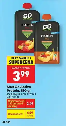 Biedronka Mus Go Active Protein, 180 g oferta