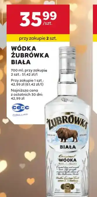 Wódka Zubrówka Biała