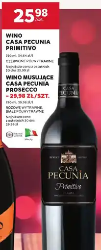 Stokrotka Wino Casa Pecunia Primitivo oferta