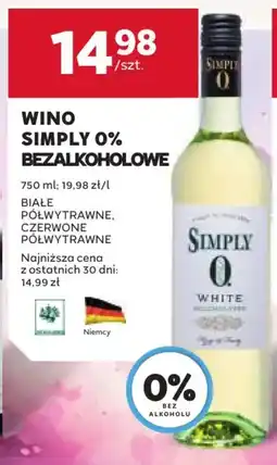 Stokrotka Simply 0% Wino bezalkoholowe oferta