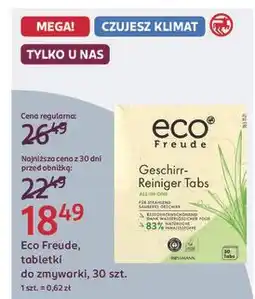 Rossmann Tabletki do zmywarek Eco Freude oferta