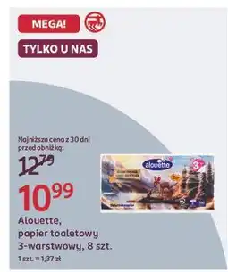 Rossmann Papier toaletowy rumiankowy 3-warstwowy Alouette oferta