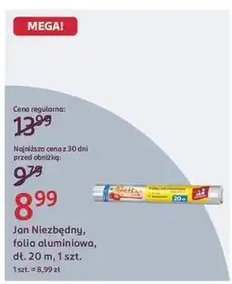 Rossmann Folia aluminiowa 20 m Jan Niezbędny oferta