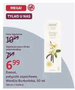 Rossmann Patyczki zapachowe wanilia Domol oferta
