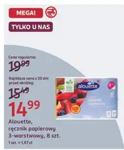Rossmann Ręcznik papierowy 3-warstwowy classic Alouette oferta