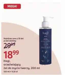Rossmann Żel do mycia twarzy Hagi Men oferta