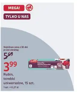 Rossmann Torebka uniwersalna easyzip Rubin Licht oferta