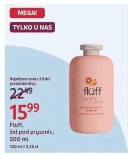 Rossmann Żel pod prysznic brzoskwinia i grejpfrut Fluff Superfood oferta