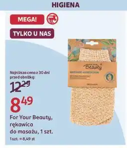 Rossmann Rękawica do masażu For Your Beauty oferta