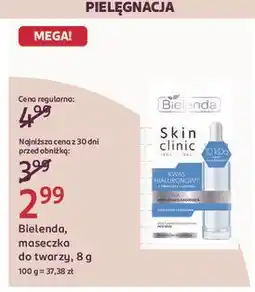 Rossmann Maska do twarzy kwas hialuronowy Bielenda Skin Clinic Professional oferta