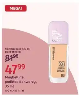 Rossmann Podkład do twarzy 118 Maybelline Super Stay 30H oferta