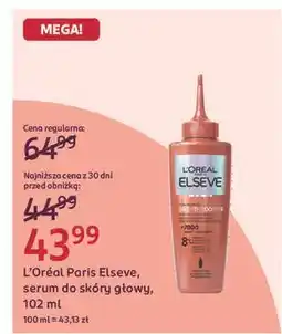 Rossmann Serum do skóry głowy przeciw wypadaniu włosów L'oreal Elseve Growth Booster oferta