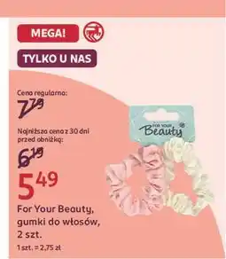 Rossmann Gumki do włosówk kids nr. 1 For Your Beauty oferta