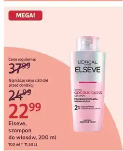 Rossmann Szampon do włosów L'oreal Elseve Glycolic Gloss oferta
