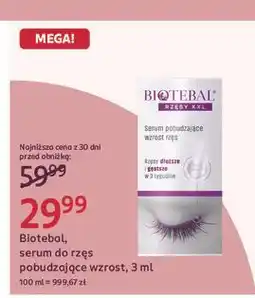 Rossmann Serum pobudzające wzrost rzęs Biotebal oferta