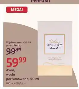Rossmann Woda perfumowana Avon Today Tomorrow Always oferta