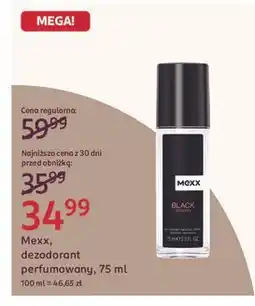 Rossmann Dezodorant Mexx Black Women oferta