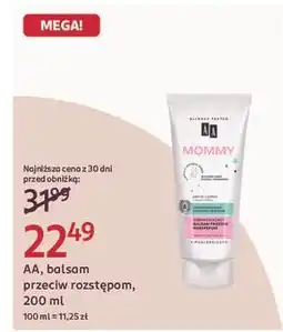 Rossmann Balsam przeciw rozstępom Aa Mommy oferta