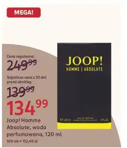 Rossmann Woda perfumowana Joop! Homme Absolute oferta