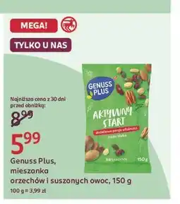 Rossmann Mieszanka orzechów i suszonych owoców słodzona Genuss Plus oferta