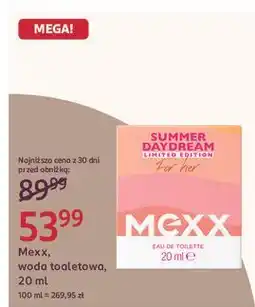 Rossmann Woda toaletowa Mexx Summer Daydream oferta