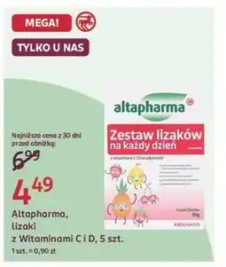 Rossmann Zestaw lizaków na każdy dzień Altapharma oferta